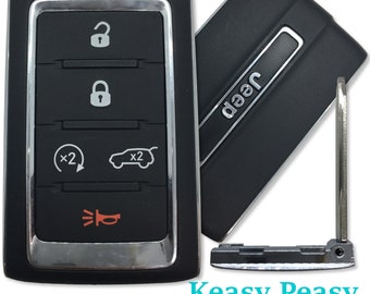 Like New O.E.M Jeep Multi-Vehicle Remote Fob W/Blade M3NWXF0B1 PN: 68377534AB