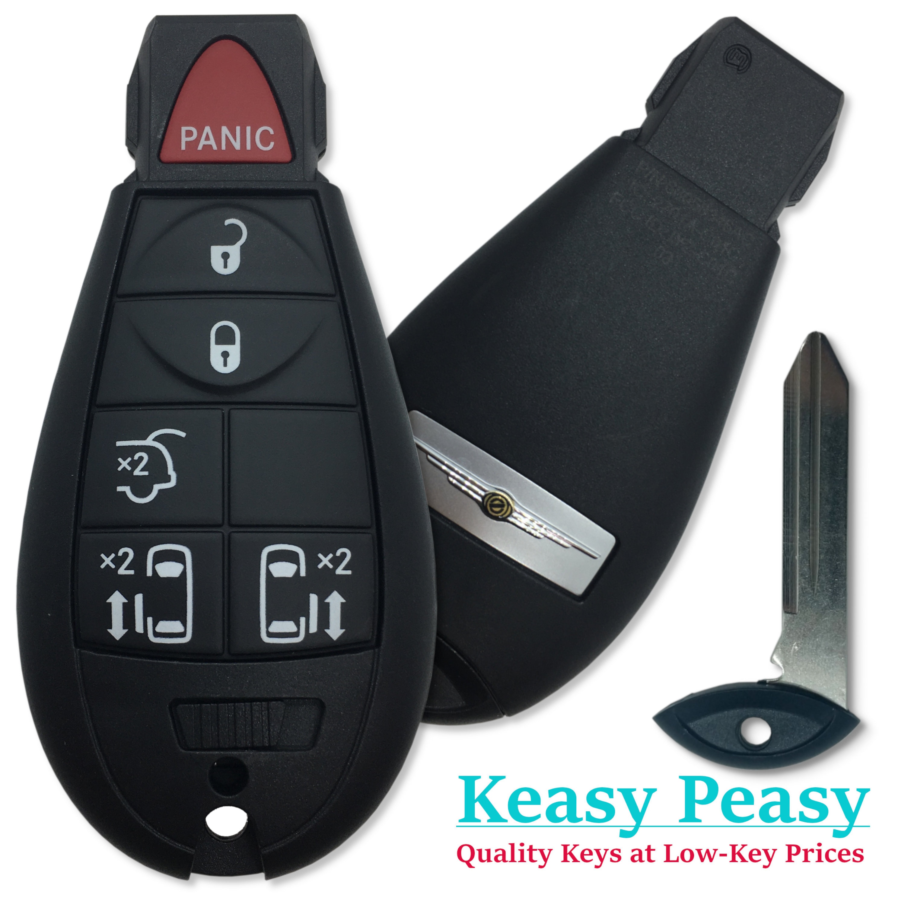 New O.E.M Chrysler Town & Country 20082016 Fobik Key FCCIYZIC01C PN