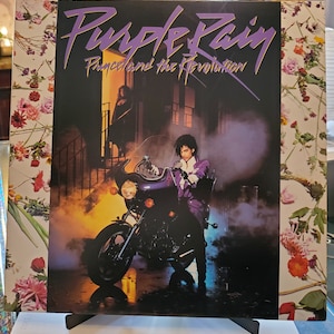 Prince And The Revolution – Purple Rain  Record-Cover-Poster all NM! FANTASTIC CONDITION! 1st Pressing
