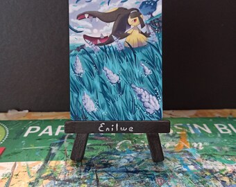 Pokemon hand painted card - Mawile (Mysdibule)