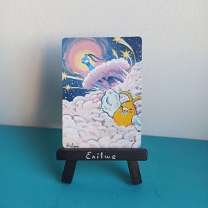 Pokemon hand painted card - Altaria