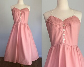 50s button up dress