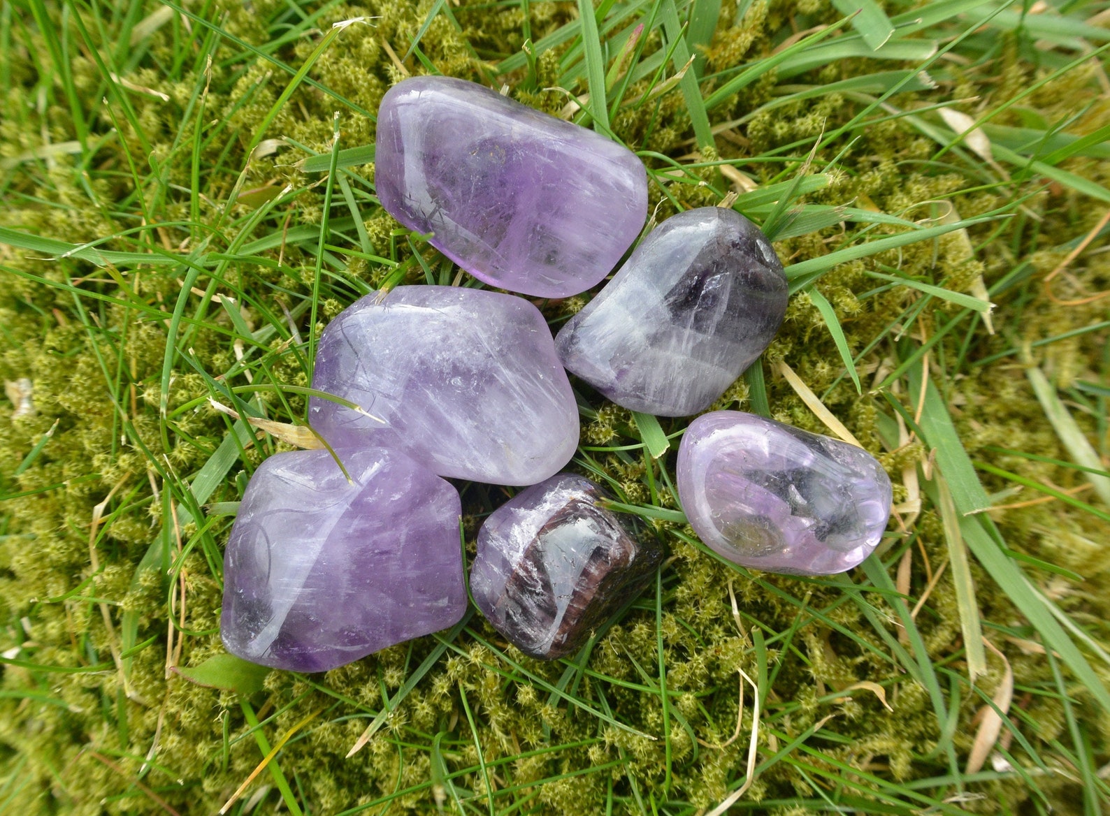 Amethyst Tumblestone / Crystals UK Etsy