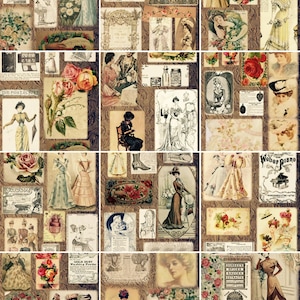 Viktorianische Damen Rosen - PRINTABLES