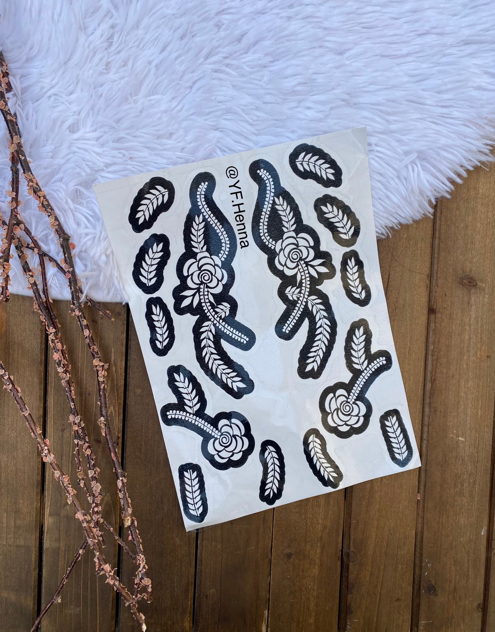 Henna Stencils | Floral | Henna | Stencils | Mehandi