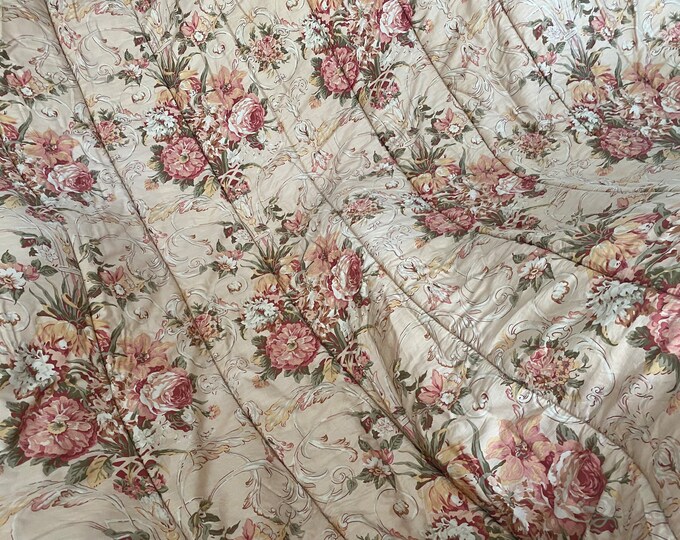 Vintage Ralph Lauren Guinevere Vintage Full/queen Comforter, Peachy
