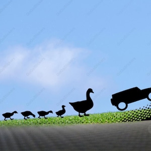 Geese family Decal Car Easter Egg Decals | Off Road Vehicle Decal | Front Windshield Easter Egg Sticker Window Sticker