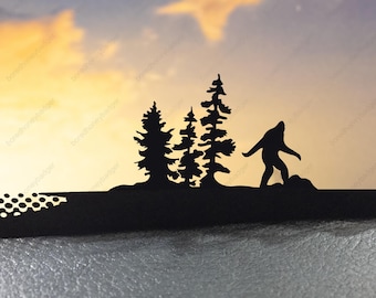 Bigfoot Decal Car Easter Egg Decals | Off Road Vehicle Decal | Big Foot Sasquatch Decal | Front Windshield Easter Egg Sticker Window Sticker