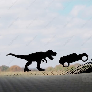 T Rex Decal Dinosaurs Raptor Easter Egg Decals | Off Road Vehicle Decal | Dino Decal | Front Windshield Easter Egg Sticker Window Sticker