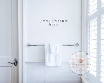 Download Bathroom Sign Mockup Etsy