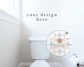 Download Bathroom Sign Mockup Etsy