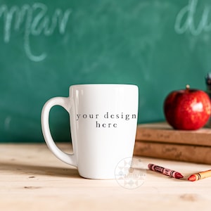 Coffee Cup Mockup | Back to School Theme | Teacher Theme Gift |  File