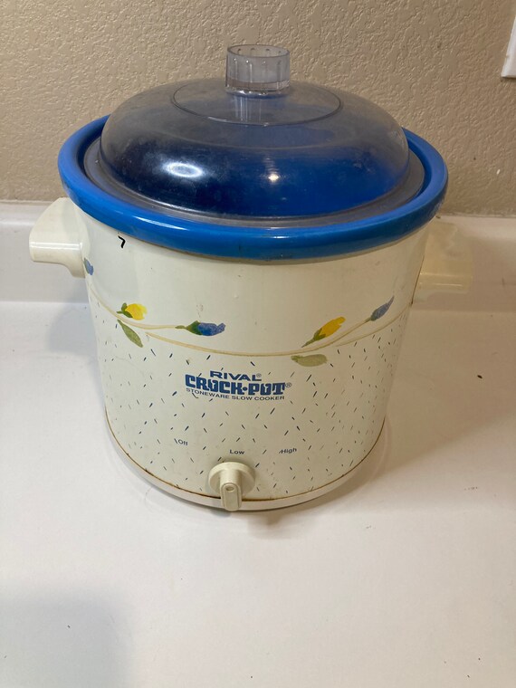 RIVAL CROCK POT Slow Cooker Model 3100/2 Electric Plastic Lid Etsy