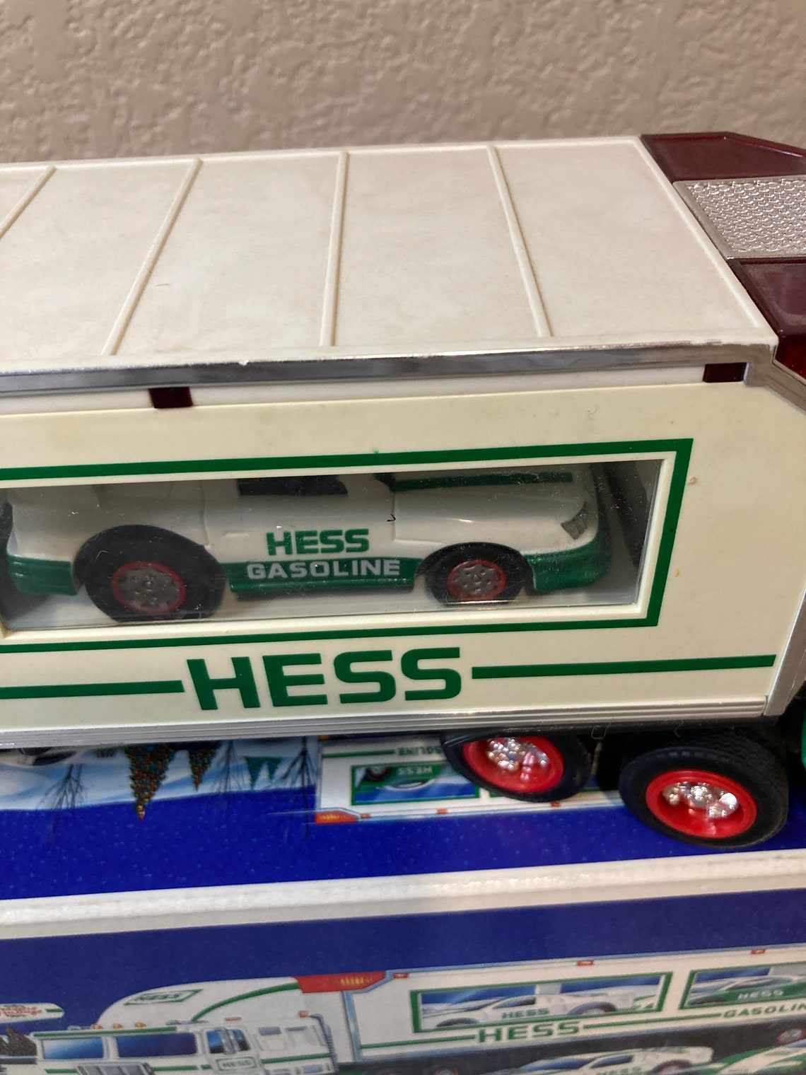 HESS TRUCK With RACERS 1997 Hess Gasoline Toy Vehicles Etsy