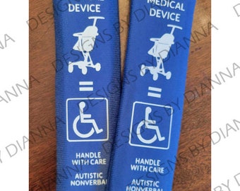 Handicap wraps for Dream On Me Stroller, Autistic Nonverbal, Risk Eloper