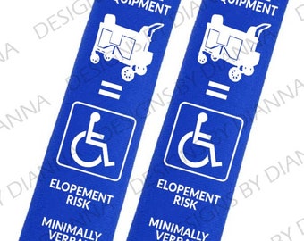 Medical Equipment Elopement Risk, Minimally Verbal Handicap wraps for JOYMOR