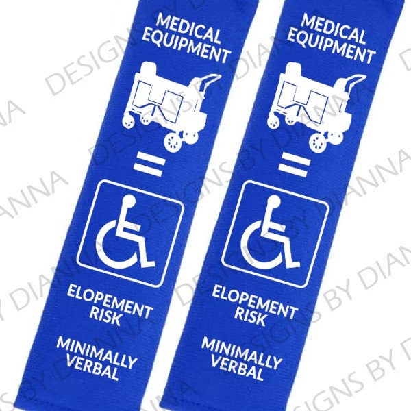 Medical Equipment Elopement Risk, Minimally Verbal Handicap wraps for JOYMOR