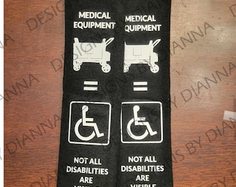 Medical Equipment Handicap wraps for Wonderfold W Series Wagon BLACK