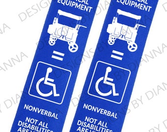 Medical Equipment/ Nonverbal Handicap wraps for Keenz XC+ Luxury Wagon