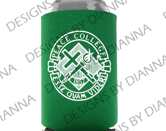 Peace College Emblem 12 oz. Koozie by Peace Girl