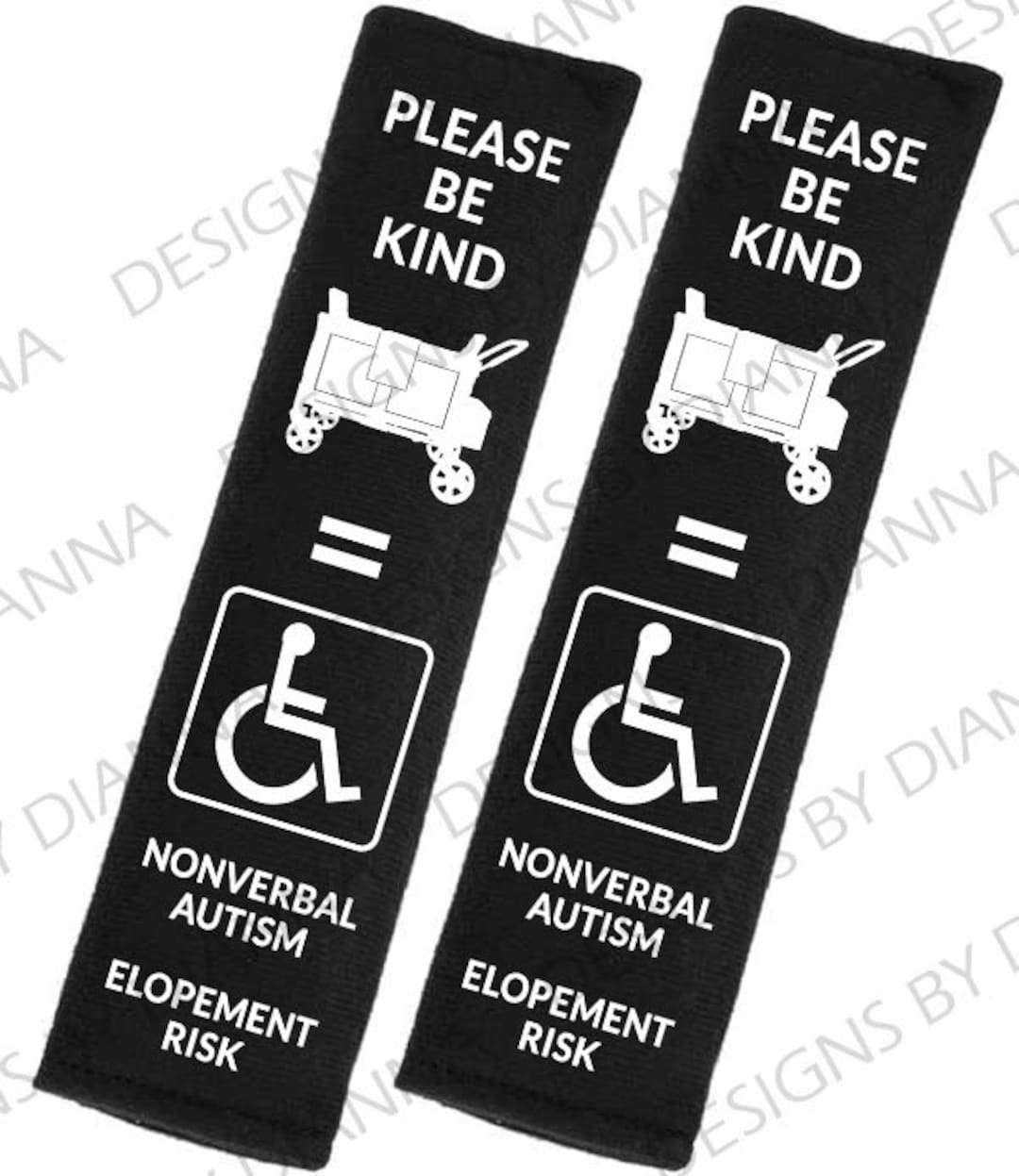 Be Kind Autism/nonverbal/elopement Risk Handicap Wraps for - Etsy