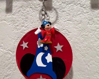 Sorcerer Mickey Inspired bag charm