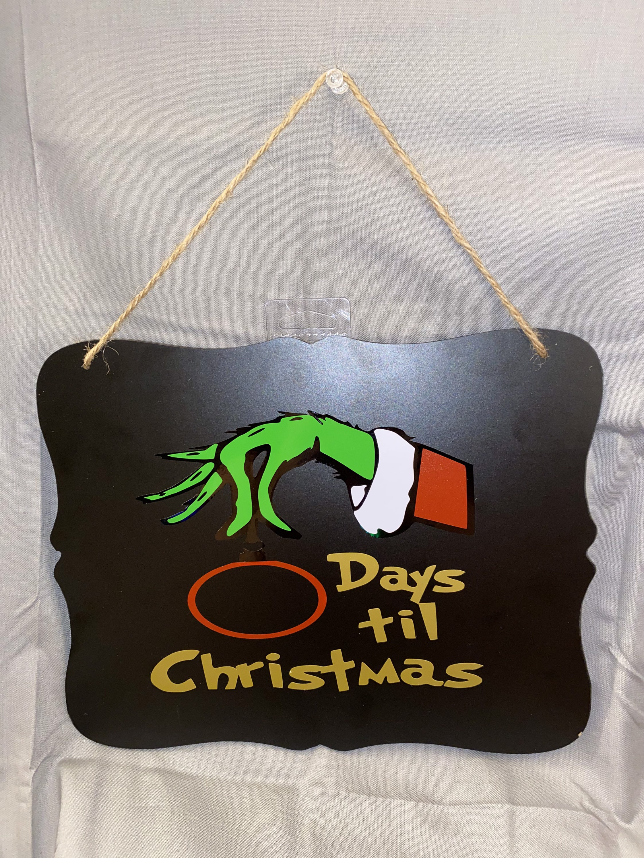 Grinch Inspired Christmas Countdown - Etsy