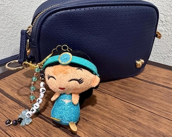 Jasmine, Aladdin inspired bag charm