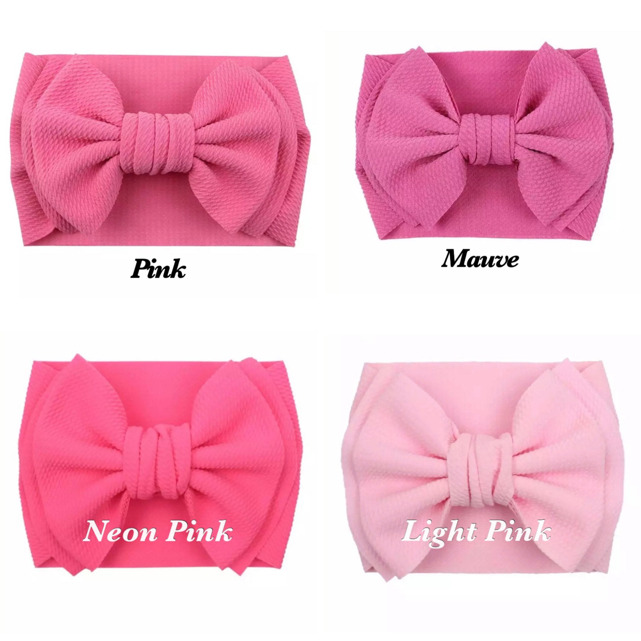 7 SOLID Color Bows Dog Bow Dog Headband Bow Etsy