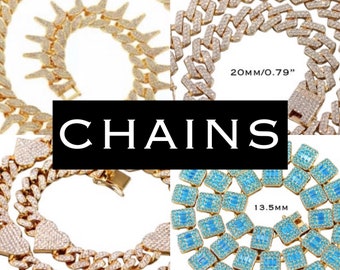 CHAINS| Dog Chain| Dog Jewelry| French Bulldog Gifts| Gold Chain| Zinc Alloy| Metal Chain| Bling Chain|