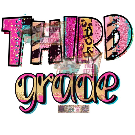 Third Grade Sublimation Png/3rd Grade Class Shirt/3rd Grade - Etsy