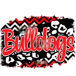 Bulldogs Sublimation png/Digital Drawing/Bulldogs png/Bulldog Mascot/Football/Corsicana/Mascot png/Chevron/Leopard/Bulldogs/png Sublimation