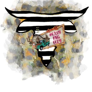 Bull Skull Sublimation PNG/2 Images/Black and White/Striped/Bull Skull/Animal Print/Bull Sublimation/Tshirt/Blanket/Mug/Canvas/Digital png