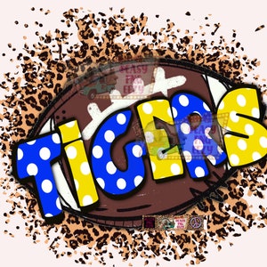 Corsicana Tigers PNG Descargar/Tigres Fútbol/Azul y Amarillo/Texas/Tigres png/Mascota/Camisas de Equipo/Corsicana TX/Tigres png/Diseño Escolar/Otoño