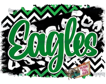 Green Eagles Sublimação png/Eagles png/Mascote Eagle/Mascote do time de futebol png/Chevron/Leopardo/Eagles Futebol/png Sublimação/Eagles Torcida