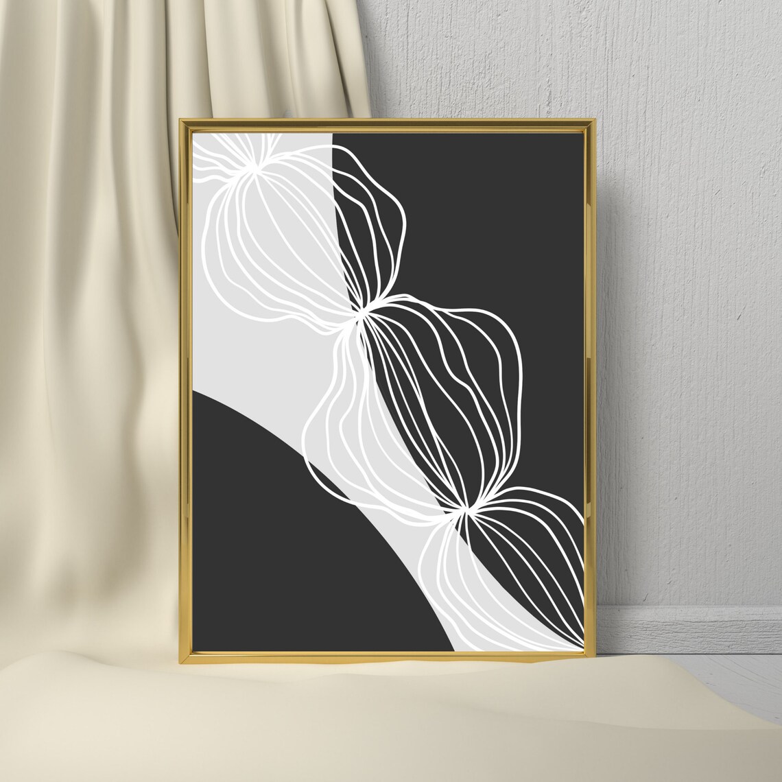 Abstract Line Art DIGITAL DOWNLOAD Abstract Art Print Etsy Canada