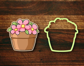 Flower Pot Cookie Cutter