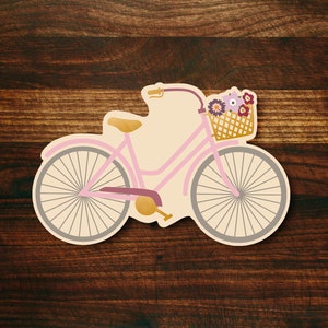 Bicycle with Flower Basket Cookie Cutter