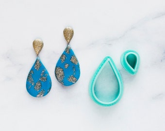Tear Drop Clay Cutter Set for Polymer Jewelry and Earrings
