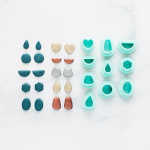 Mini Stud Clay Cutter Set for Polymer Jewelry and Earrings