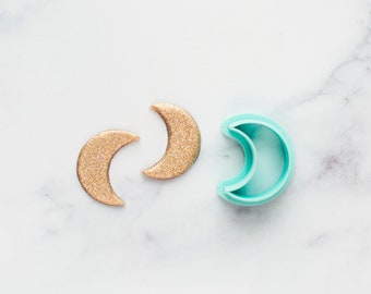 Moon Cutter for Polymer Jewelry and Earrings Stud