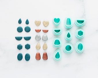 Mini Stud Clay Cutter Set for Polymer Jewelry and Earrings