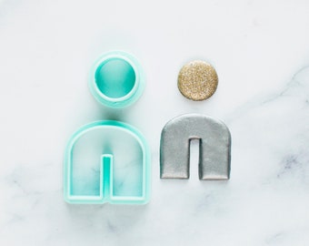 Short U Shape Arch Clay Cutter for Polymer Jewelry and Earrings