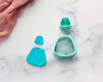 Trapezoid Clay Cutter Set for Earrings
