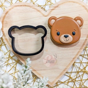 Teddy Bear Head #4 Cookie Cutter