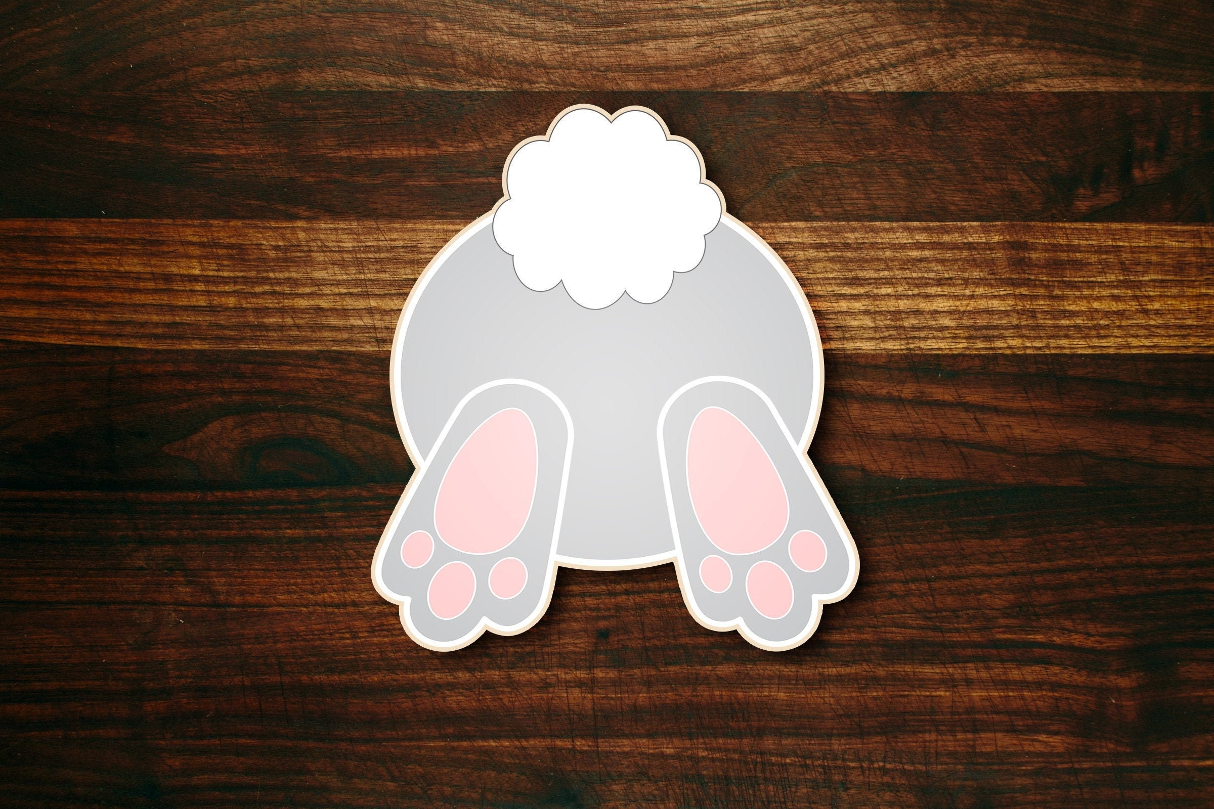 Build Your Own Easter Bunny with Feet and Tail Cookie Cutter Set of 3