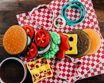 Build Your Own Burger Cookie Cutter Set