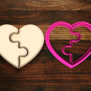 Heart Puzzle Multi Cookie Cutter