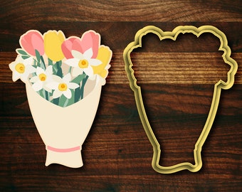 Flower Bouquet #2 Cookie Cutter