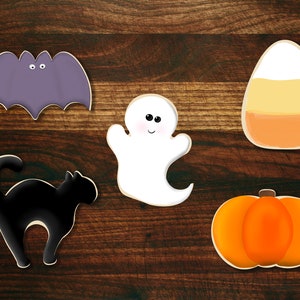Halloween Cookie Cutters Set of 5